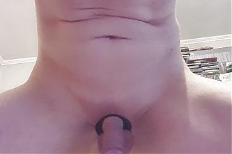 Fuck Machine Dick with Cockring